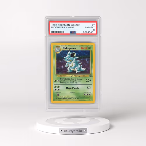 1999 Pokémon Jungle #7 Nidoqueen - Holo (PSA 8 NM-MT)