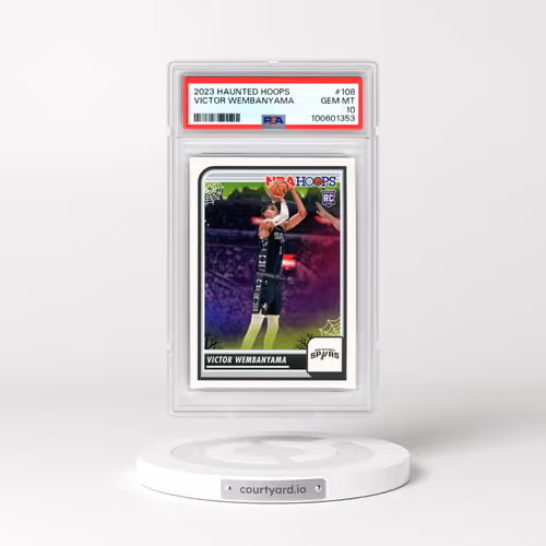2023 Panini Haunted Hoops #108 Victor Wembanyama (PSA 10 GEM MINT)