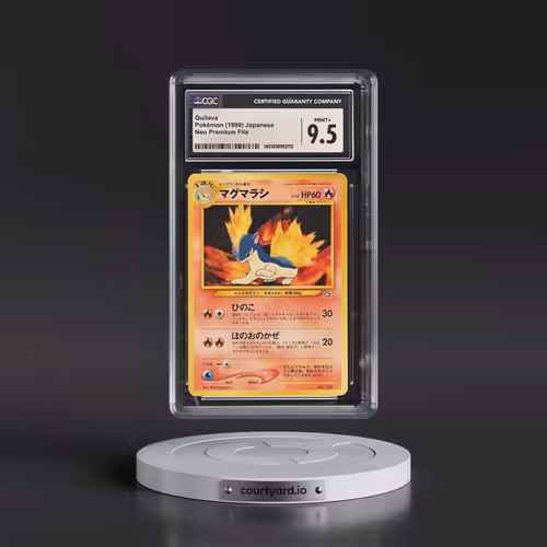 1999 Neo Premium File Quilava - No Rarity (CGC 9.5 MINT+)