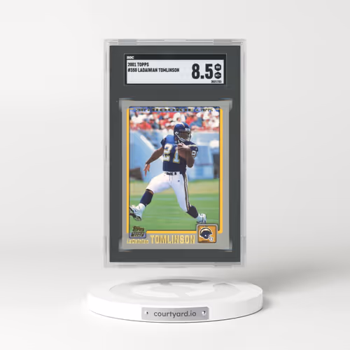 2001 Topps #350 LaDainian Tomlinson (SGC 8.5 NM-MT+)
