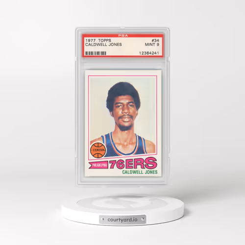 1977 Topps #34 Caldwell Jones (PSA 9 MINT)