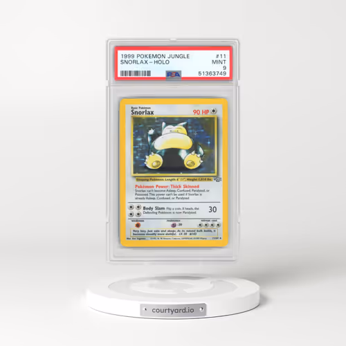 1999 Pokémon Jungle #11 Snorlax - Holo (PSA 9 MINT)