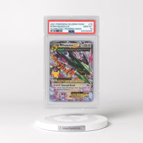 2021 Pokémon Celebrations Classic Collection #76 M Rayquaza EX - Holo (PSA 10 GEM MINT)