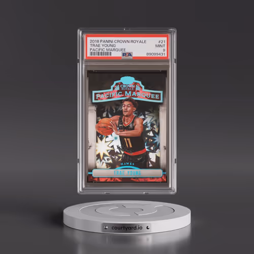 2018 Panini Crown Royale Pacific Marquee #21 Trae Young (PSA 9 MINT)