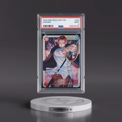 2022 One Piece OP01-Romance Dawn #120 Shanks (PSA 9 MINT)