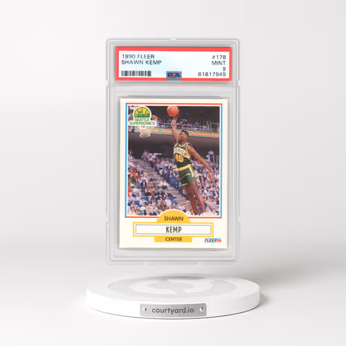 1990 Fleer #178 Shawn Kemp (PSA 9 MINT)