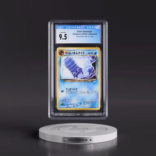 2001 Darkness, and to Light Dark Omanyte (CGC 10 GEM MINT)