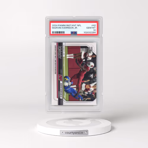 2024 Panini Instant NFL #42 Marvin Harrison Jr. (PSA 10 GEM MINT)