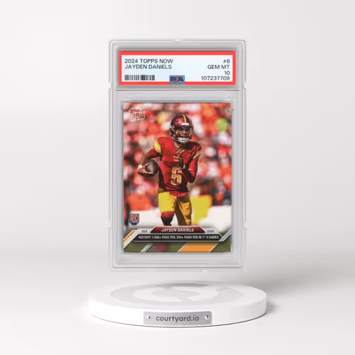 2024 Topps Now #6 Jayden Daniels (PSA 10 GEM MINT)