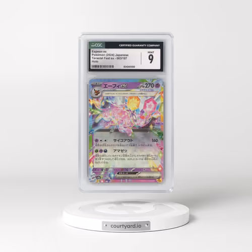2024 Pokémon Sv8a-Terastal Fest EX #063 Espeon EX - Holo (CGC 9 MINT)