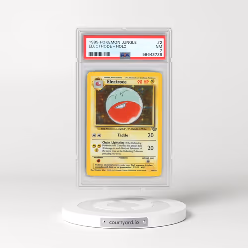 1999 Pokémon Jungle #2 Electrode - Holo (PSA 7 NM)