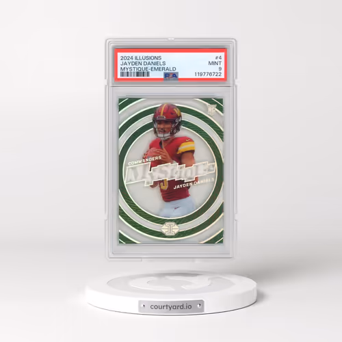 2024 Panini Illusions Mystique #4 Jayden Daniels - Emerald (PSA 9 MINT)