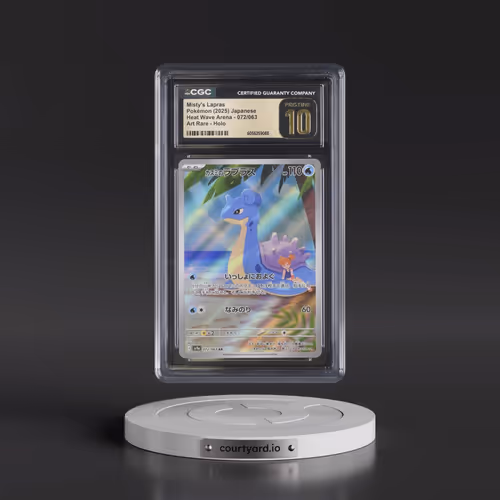 2025 Pokémon Sv9a-Heat Wave Arena #072 Misty's Lapras - Art Rare (CGC 10 PRISTINE)