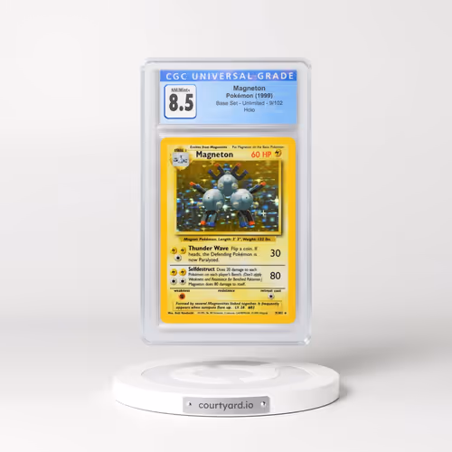 1999 Base Set #9/102 Magneton - Holo (CGC 8.5 NM-MT+)