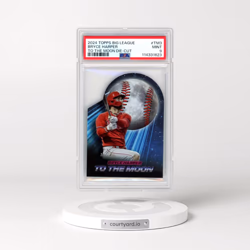 2024 Topps Big League to the Moon Die-Cuts #TM3 Bryce Harper (PSA 9 MINT)