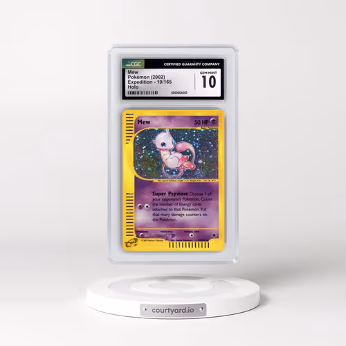 2002 Expedition #19/165 Mew - Holo (CGC 10 GEM MINT)