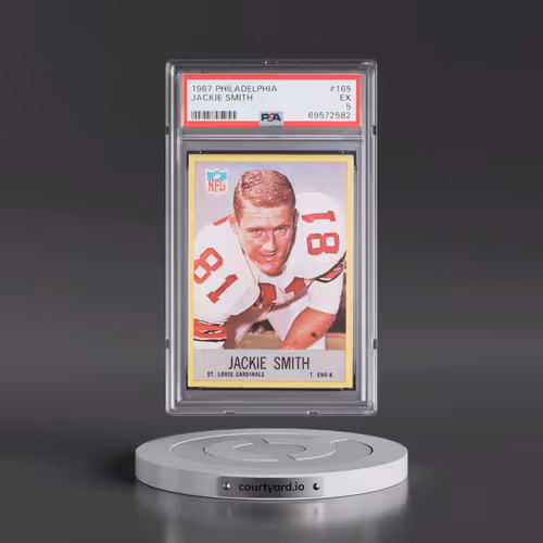1967 Philadelphia #165 Jackie Smith (PSA 5 EX)