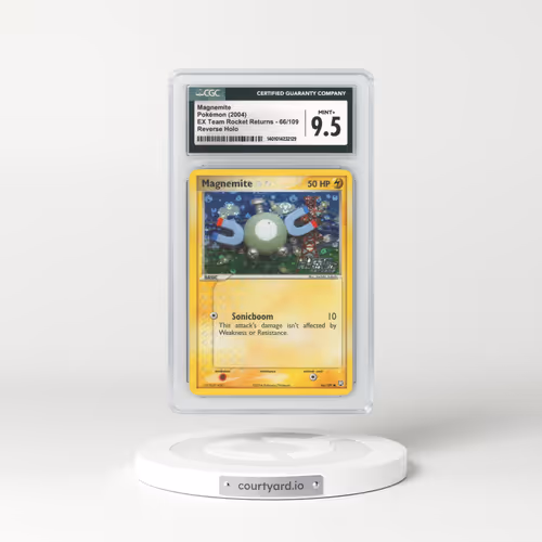 2004 EX Team Rocket Returns #66 Magnemite - Holo (CGC 9.5 MINT+)