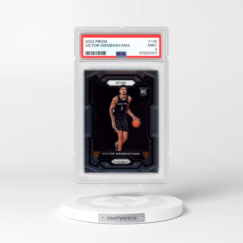 2023 Panini Prizm #136 Victor Wembanyama (PSA 9 MINT)
