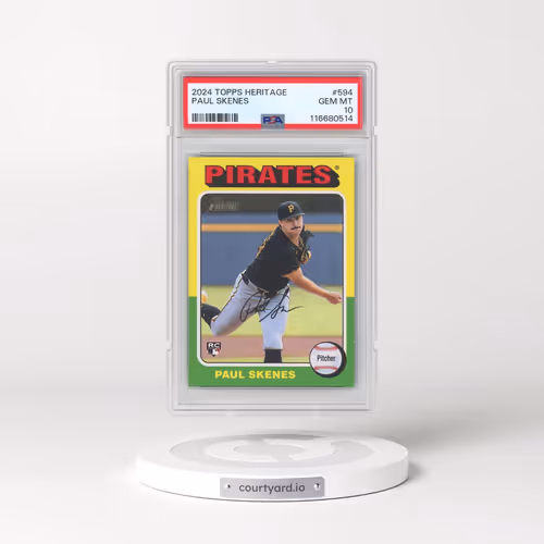 2024 Topps Heritage #594 Paul Skenes (PSA 10 GEM MINT)