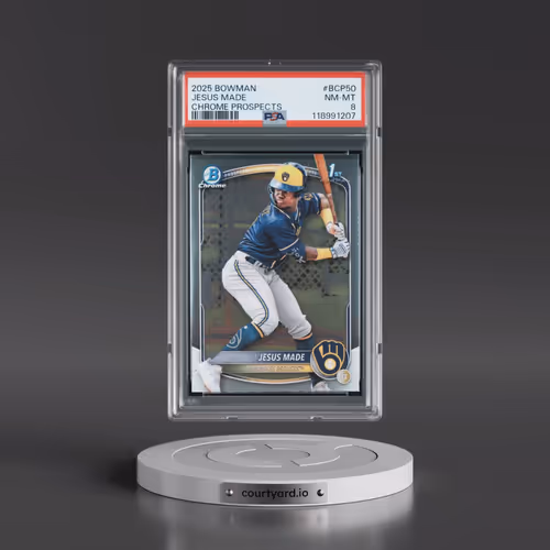 2025 Bowman Chrome Prospects #BCP50 Jesus Made (PSA 8 NM-MT)