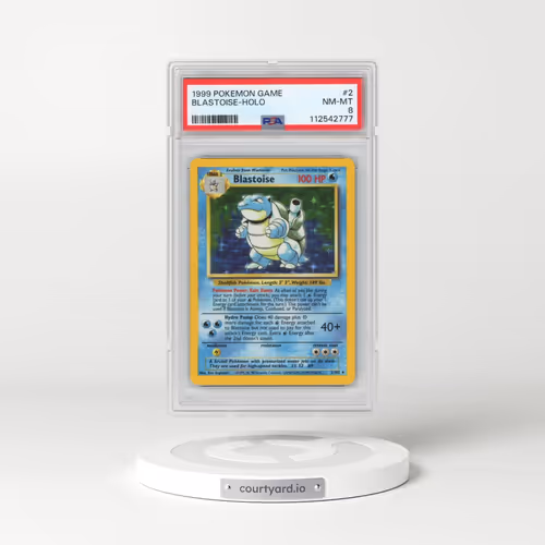 1999 Pokémon Game #2 Blastoise - Holo (PSA 8 NM-MT)