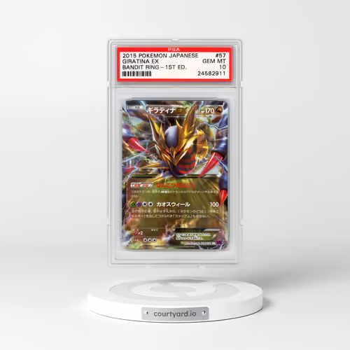 2015 Pokémon XY Bandit Ring #057 Giratina EX - 1st Edition Holo (PSA 10 GEM MINT)