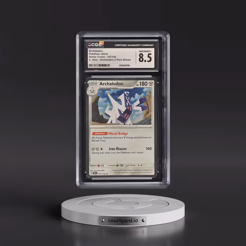 2024 Stellar Crown - SCR EN #107/142 Archaludon - Cosmos Holo (C. Holo) Archaludon 2-Pack Blister (C