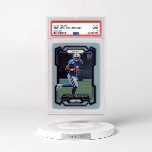 2023 Panini Prizm #343 Anthony Richardson - Silver Prizm (PSA 9 MINT)