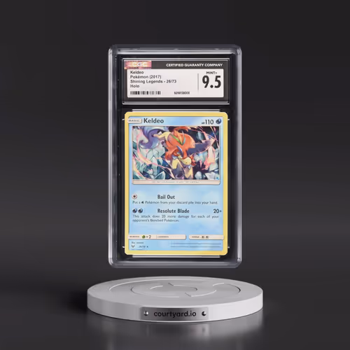 2017 Shining Legends #26/73 Keldeo - Holo (CGC 9.5 MINT+)