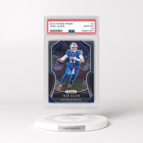 2019 Panini Prizm #3 Josh Allen (PSA 10 GEM MINT)