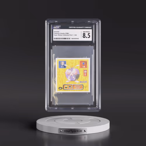 1996 Hyper Sticker Collection Part 1 (1996) #048 Venonat (CGC 8.5 NM-MT+)