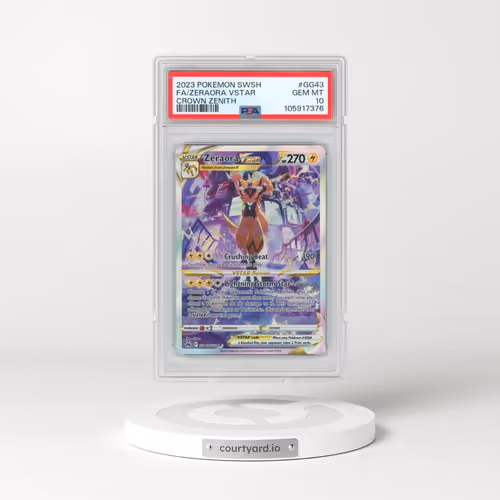 2023 Pokémon Sword and Shield Crown Zenith #GG43 Zeraora Vstar - Full Art (PSA 10 GEM MINT)