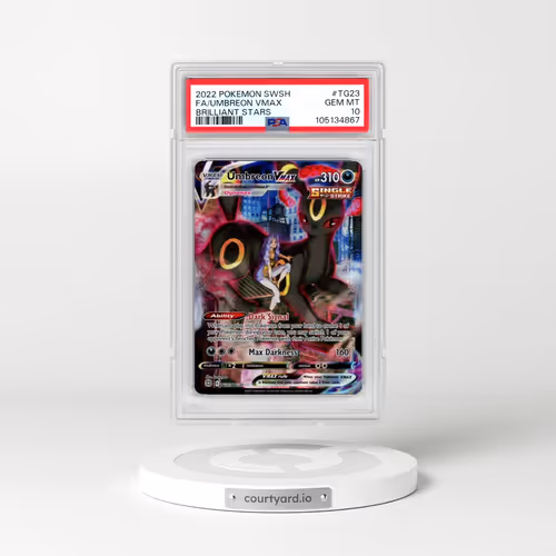 2022 Pokémon Sword & Shield Brilliant Stars #TG23 Umbreon Vmax - Full Art (PSA 10 GEM MINT)