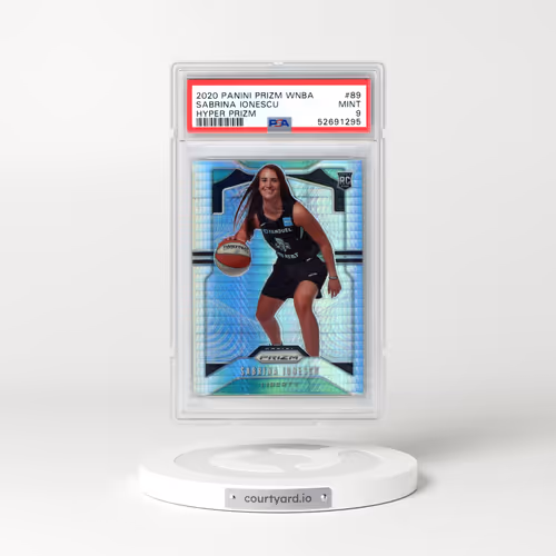 2020 Panini Prizm WNBA #89 Sabrina Ionescu - Hyper Prizm (PSA 9 MINT)