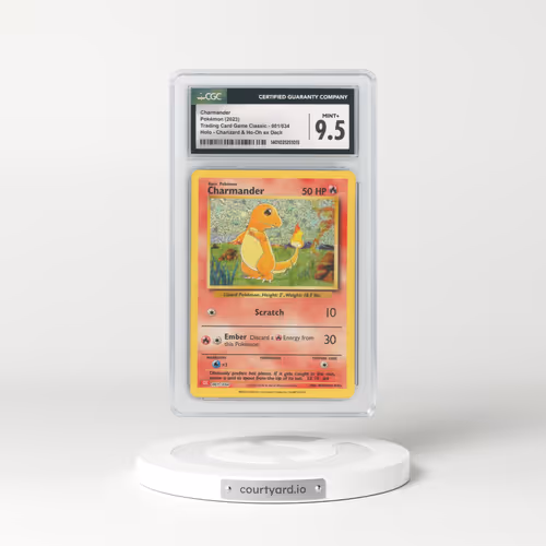 2023 Trading Card Game Classic #1 Charmander - Holo (CGC 9.5 MINT+)