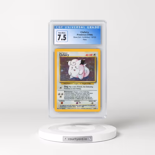 1999 Base Set #5/102 Clefairy - Holo (CGC 7.5 NM+)