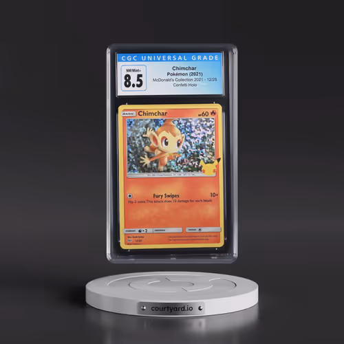 2021 McDonald's Collection 2021 #12/25 Chimchar - Confetti Holo (CGC 8.5 NM-MT+)