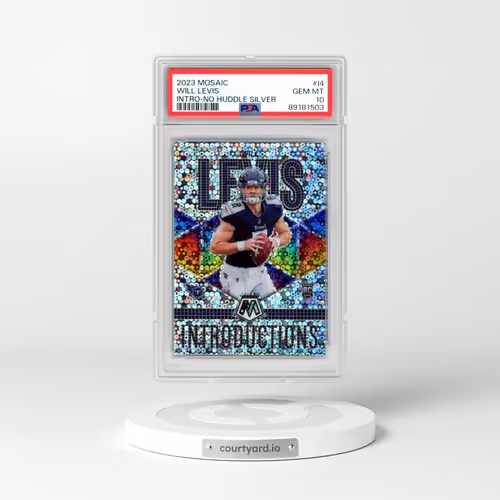 2023 Panini Mosaic Introductions #I4 Will Levis - No Huddle Silver (PSA 10 GEM MINT)