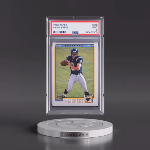 2001 Topps #328 Drew Brees (PSA 9 MINT)