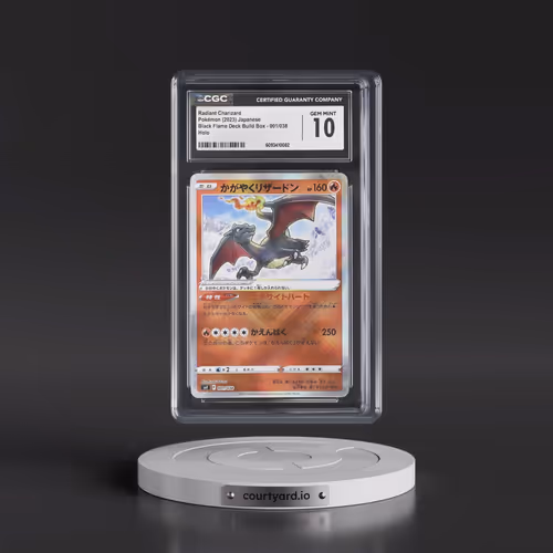2023 Ruler of the Black Flame Deck Build Box #001/038 Radiant Charizard - Holo (CGC 10 GEM MINT)