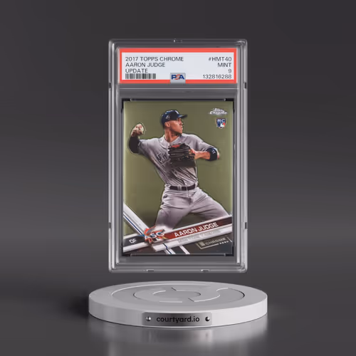 2017 Topps Chrome Update #HMT40 Aaron Judge (PSA 9 MINT)