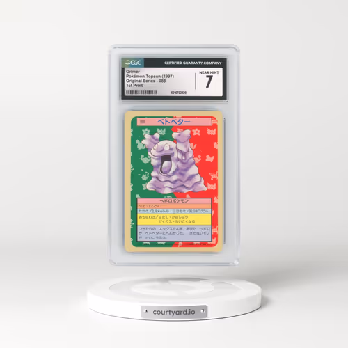 1997 (Only One Pokémon) Original Series #088 Grimer - (Blue Back) 1st Print (CGC 7 NM)