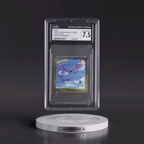 Action Flipz Series 1 (Artbox) - English #R15 Zubat - Chromium Stickers (CGC 7.5 NM+)