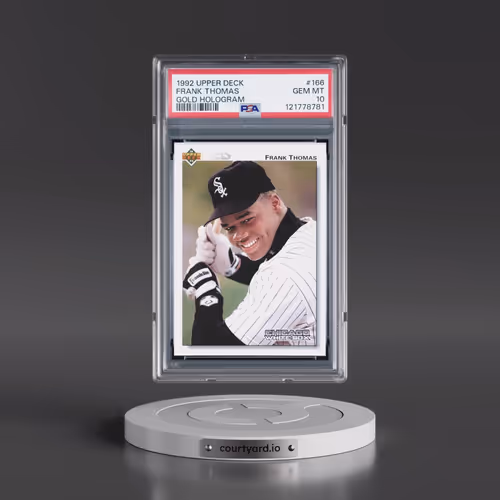 1992 Upper Deck #166 Frank Thomas - Gold Hologram (PSA 10 GEM MINT)