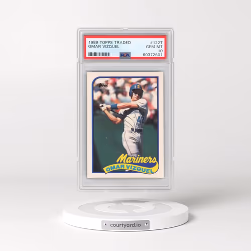 1989 Topps Traded #122T Omar Vizquel (PSA 10 GEM MINT)
