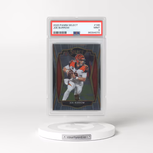 2020 Panini Select #146 Joe Burrow (PSA 9 MINT)