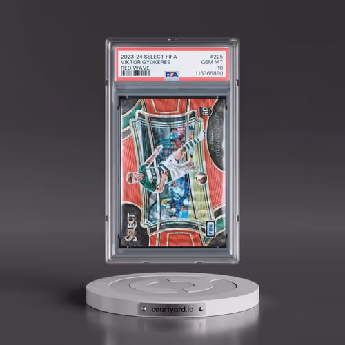 2023-24 Panini Select FIFA #225 Viktor Gyokeres - Red Wave (PSA 10 GEM MINT)