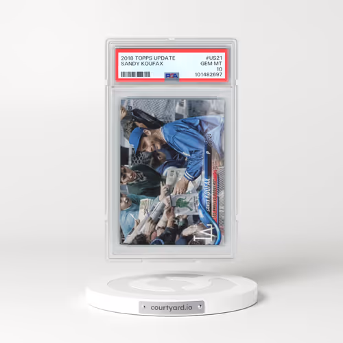 2018 Topps Update #US21 Sandy Koufax (PSA 10 GEM MINT)