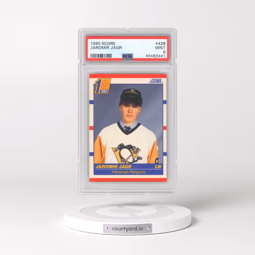 1990 Score #428 Jaromir Jagr (PSA 9 MINT)